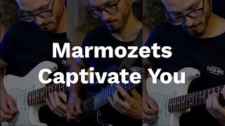 Marmozets  Captivate You  Full Guitar amp Bass Cover  Free Tabs [upl. by Bobette]