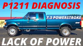 P1211 Code Diagnosis 73 Powerstroke [upl. by Ataynik]