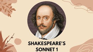 Shakespeares sonnet 1 with summary amp explanation  William Shakespeare  English Poem Literature [upl. by Harriett]