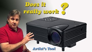 EasyHow to use a projector to copy an image onto canvas for painting  Ray Naso Art [upl. by Alexina]