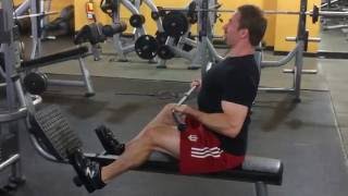 Seated Row Supramaximal Eccentric Isometric Modified Drop Set [upl. by Saul]