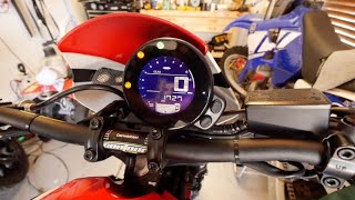 XSR700 Mod 12  ColorClusterz SpeedoGauge Color Change Customize your dash [upl. by Formica]