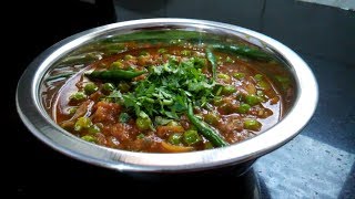 मटर मशरूम की सब्जी । Kadai Matar Mushroom  Green Peas With Mushroom  Matar Mushroom Curry Recipe [upl. by Lihka]