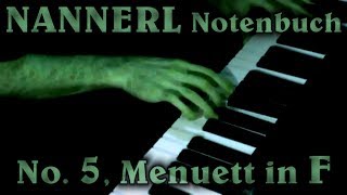 ANONYMOUS Menuett in F major Nannerl Notenbuch No 5 [upl. by Buroker873]