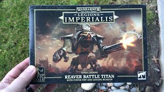 Legions Imperialis Reaver Battle Titan Unboxing [upl. by Guise]