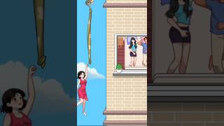 Rescue a girl from fire shorts asmr animation gaming trending transformationyoutubeshorts [upl. by Anier981]