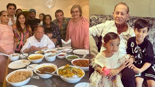 Salman Khan Arbaaz Khan Sohail Khan Celebrate Salim Khan 87th Birthday  Arpita Khan Helen Salma [upl. by Nawat84]