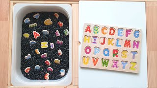 alphabets for toddlers I find ABC in water I read tha alphabets I ABC song Ibaby educational video [upl. by Lemieux642]