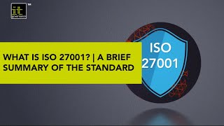 What is ISO 27001  A Brief Summary of the Standard [upl. by Wheelwright25]