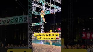 Ninja Warrior Producer Yells at Me shorts youtubeshorts [upl. by Atinrev]