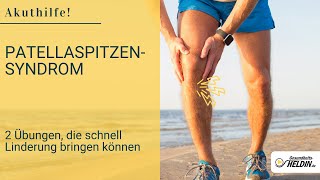 Schnellhilfe bei Schmerzen mit Patellaspitzensyndrom isometrisches Training [upl. by Hillhouse179]