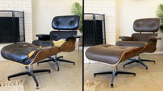 1972 Eames Lounge Chair  Full Restoration [upl. by Kcirddor900]