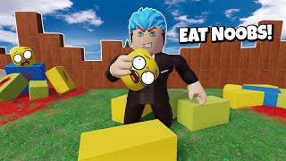 I EAT NOOBS ONLY FOR 24 HOURS  Roblox  SUMAKIT ANG TIYAN KAKAKAEN [upl. by Nirac]