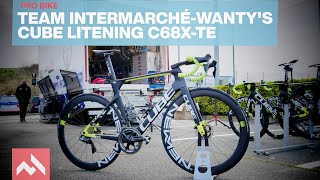 Pro bike IntermarchéWanty Goberts Cube Litening C68x [upl. by Suolevram]