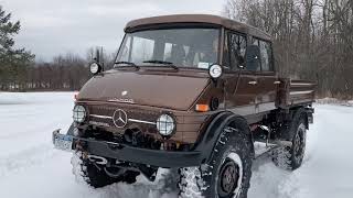 Unimog 416 Doka Valentines Day snow run [upl. by Aloise615]