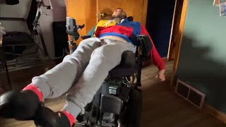 Quadriplegic dealing with Extremely BAD Spasms after Spinal Cord Injury [upl. by Annaili649]