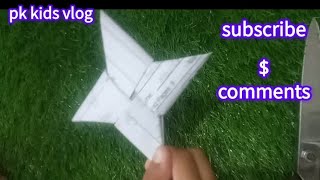 How To Make A Paper Ninja Star🌟🌟🌟  How To Make a Paper Transforming Ninja Star  ninja star 🌟🌟🌟 [upl. by Wain]