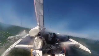 Double Handed Farallones Race 2016  Corsair 31R Trimaran  Team Trident [upl. by Federica60]