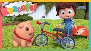 Kazoops 🚴‍♀️ NEW BIKE 🚴 Best moments  Cartoons for kids [upl. by Yeoj]