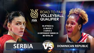 Serbia vs Dominican Republic  Womens OQT 2023 [upl. by Faden]