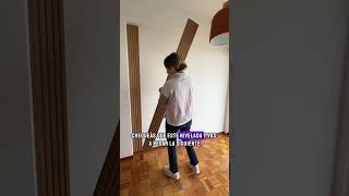 Cómo instalar paneles ripados Qué opinan tips tipsdecoracion home diy tutorial viralvideo [upl. by Amimej941]