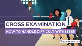 Cross Examination How to Handle Difficult Witnesses  Get Information from Obstructive Witnesses [upl. by Leonerd]