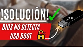 SOLUCION BIOS no DETECTA USB BOOT 2024  PARA INSTALAR WINDOWS 10 FÁCIL Y RÁPIDO [upl. by Sarid326]