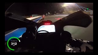 Canepa On board Paul Ricard 2018 in the night 312 kmh [upl. by Aneehs208]