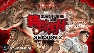 Baki Hanma Season 2  Anime Trailer  August 24 [upl. by Lorette]