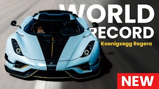 Rimac Nevera vs Koenigsegg Regera 04000 World Records [upl. by Nurse761]