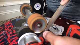 How to Remove Flat Spots from Skateboard Wheels [upl. by Rosalie193]