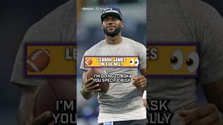 Could LeBron James Have PLAYED in the NFL 👀🏈 [upl. by Enitsugua]