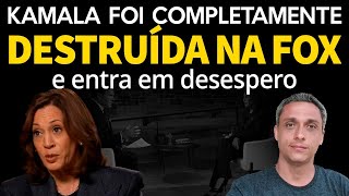 VIRALIZOU  Kamala é destruída em entrevista na FOX News e campanha entra em desespero [upl. by Marigold]