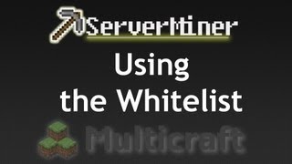 Activating and using whitelisting on your server using Multicraft [upl. by Allix]