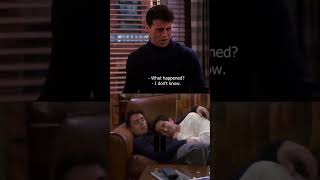 Friends  Joey and Ross quotThe best nap everquot Bloopers vs actual scene [upl. by Dawes878]