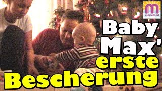 Erstes Weihnachten 🎅 Bescherung mit Baby Max 7 Monate👶 Marieland Familien Rückblick [upl. by Aramoix434]