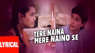 Tere Naina Mere Naino Se Lyrical Video  Bhrashtachar  Suresh Wadkar  Anuradha Paudwal  Shilpa S [upl. by Elleinet]