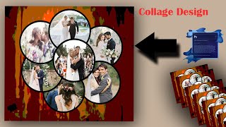 how to create collage Photoshop in hindi [upl. by Cnahc406]