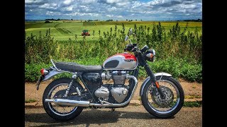 Living with the 2017 Triumph Bonneville T120  In Depth Review [upl. by Tully]