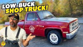 TRANSFORMING an ABANDONED 1500 Squarebody Pickup into a Killer Low Buck Shop Truck [upl. by Murat]