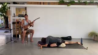 Yin Yoga with live Guitar by Richard INEAYOGA [upl. by Artinek]