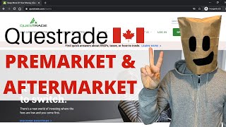 QUESTRADE  How to do Premarket and Aftermarket Trading Explained in 2 Minutes [upl. by Brader]