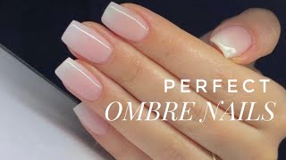 HOW TO EASY PERFECT OMBRE NAILS FOR BEGINNERS  GELX METHOD  QUICK amp STEPBYSTEP [upl. by Inajar]