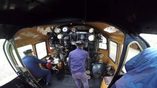 Footplate ride on 73082 Camelot part 2 of 3 [upl. by Yllut538]