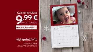 Publicité TV Vistaprint  Calendrier mural 2013 [upl. by Ramalahs255]