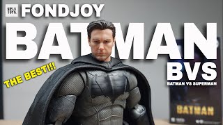 INI AJA 👍 DC BATMAN BVS FONDJOY DELUXE REVIEW  BATMAN VS SUPERMAN DOWN OF JUSTICE BEN AFFLECK [upl. by Tse90]