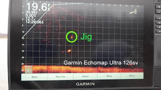 Garmin Echomap Ultra 126sv used with LVS32 and GLS10 Black Box [upl. by Sarnoff980]