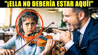 Dejaron a una Niña Pobre Tocar Violín en el Restaurante Pero el Dueño Quedó en Shock al Reconocerla [upl. by Glassco]