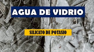 AGUA DE VIDRIO  SILICATO DE POSTASIO  PROCESO COMPLETO  CENIZA [upl. by Gratianna]