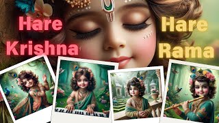 Hare Krishna Hare Rama  Krishna Bhajan  Online Bhajans [upl. by Grete966]